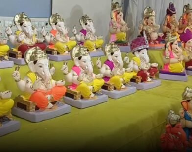 Jalgaon Shadu clay Ganesh Idols